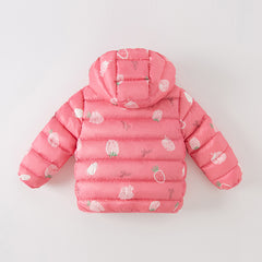 Dave&Bella Toddler Girls/Boys Winter Multi-color&print Outdoor Winproof Cozy Down Coats