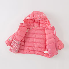 Dave&Bella Toddler Girls/Boys Winter Multi-color&print Outdoor Winproof Cozy Down Coats
