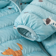 Dave&Bella Toddler Girls/Boys Winter Multi-color&print Outdoor Winproof Cozy Down Coats