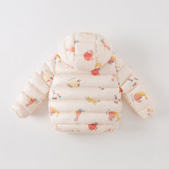 Dave&Bella Toddler Girls/Boys Winter Multi-color&print Outdoor Winproof Cozy Down Coats