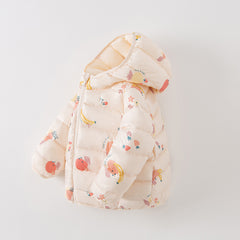 Dave&Bella Toddler Girls/Boys Winter Multi-color&print Outdoor Winproof Cozy Down Coats