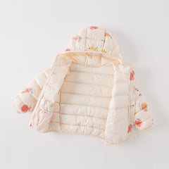 Dave&Bella Toddler Girls/Boys Winter Multi-color&print Outdoor Winproof Cozy Down Coats