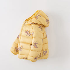 Dave&Bella Toddler Girls/Boys Winter Multi-color&print Outdoor Winproof Cozy Down Coats