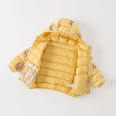 Dave&Bella Toddler Girls/Boys Winter Multi-color&print Outdoor Winproof Cozy Down Coats