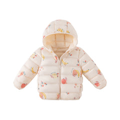 Dave&Bella Toddler Girls/Boys Winter Multi-color&print Outdoor Winproof Cozy Down Coats