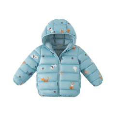 Dave&Bella Toddler Girls/Boys Winter Multi-color&print Outdoor Winproof Cozy Down Coats