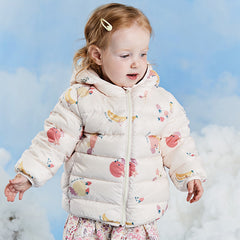 Dave&Bella Toddler Girls/Boys Winter Multi-color&print Outdoor Winproof Cozy Down Coats