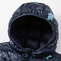 Dave&Bella Toddler Girls/Boys Winter Multi-color&print Outdoor Winproof Cozy Down Coats