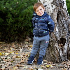 Dave&Bella Toddler Girls/Boys Winter Multi-color&print Outdoor Winproof Cozy Down Coats