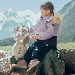 Dave&Bella Toddler Girls/Boys Winter Outdoor Outwear Soft Fur-trimmed Down Jacket
