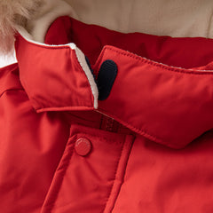 Dave&Bella Toddler Girls/Boys Winter Outdoor Outwear Soft Fur-trimmed Down Jacket