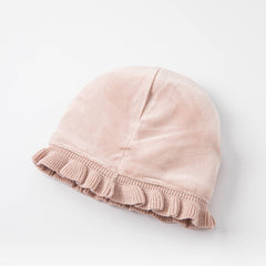 Dave&Bella Girls Winter Outdoor Windproof Pink Padded Warm Pullover Hats