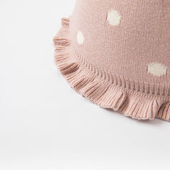 Dave&Bella Girls Winter Outdoor Windproof Pink Padded Warm Pullover Hats