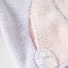 Dave&Bella Girls/Boys Autumn Zoo Series Warm Playful Fleece Jacket Coat