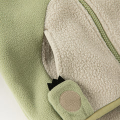 Dave&Bella Girls/Boys Autumn Zoo Series Warm Playful Fleece Jacket Coat