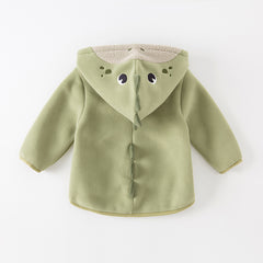 Dave&Bella Girls/Boys Autumn Zoo Series Warm Playful Fleece Jacket Coat