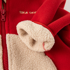 Dave&Bella Girls/Boys Autumn Zoo Series Warm Playful Fleece Jacket Coat