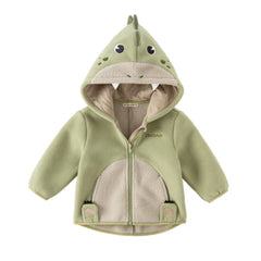 Dave&Bella Girls/Boys Autumn Zoo Series Warm Playful Fleece Jacket Coat