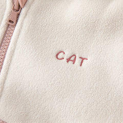 Dave&Bella Girls/Boys Autumn Zoo Series Warm Playful Fleece Jacket Coat