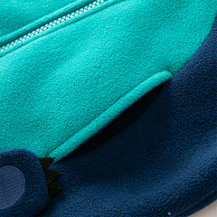 Dave&Bella Girls/Boys Autumn Zoo Series Warm Playful Fleece Jacket Coat