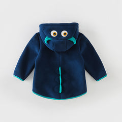Dave&Bella Girls/Boys Autumn Zoo Series Warm Playful Fleece Jacket Coat
