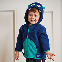 Dave&Bella Girls/Boys Autumn Zoo Series Warm Playful Fleece Jacket Coat