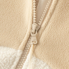 Dave&Bella Girls/Boys Autumn Zoo Series Warm Playful Fleece Jacket Coat