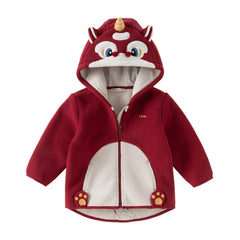 Dave&Bella Toddler Girls/Boys Autumn Cute Animal Style Fleece Hooded Coat