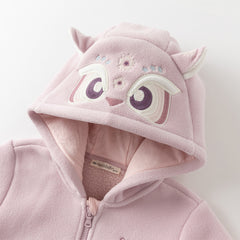 Dave&Bella Zoo Series Toddler Fleece Jacket — Warm & Playful Unisex Jackets