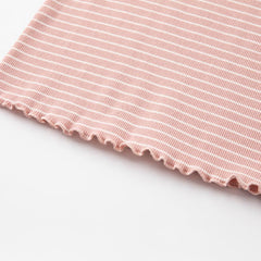 Dave&Bella Kids Girls Versatile Turtle Breathable Cotton Long Sleeve T-shirts Tops