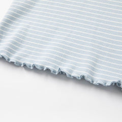 Dave&Bella Kids Girls Versatile Turtle Breathable Cotton Long Sleeve T-shirts Tops