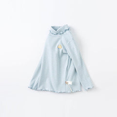 Dave&Bella Kids Girls Versatile Turtle Breathable Cotton Long Sleeve T-shirts Tops