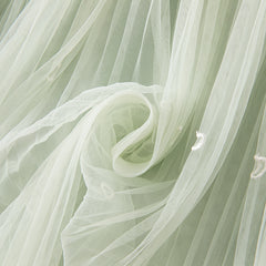 Dave&Bella Kids Girls Autumn Elegance Green Doll Collar A-line Mesh Dress