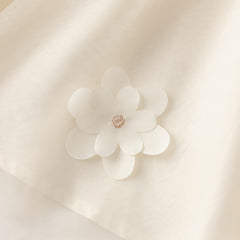 Dave&Bella Toddler Girls Autumn Classic Beige Mesh Princess Dress