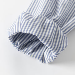 Dave&Bella Toddler Girls Autumn Breathable Cotton Khaki A-line Princess Dress