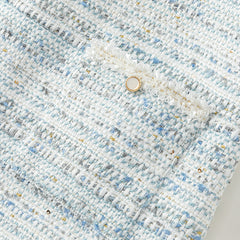 Dave&Bella Toddler Girls Autumn Noble Blue Versatile Princess Tank Dress