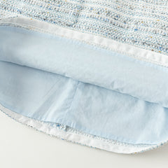 Dave&Bella Toddler Girls Autumn Noble Blue Versatile Princess Tank Dress