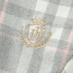 Dave&Bella Toddler Girls Autumn Light Grey Plaid Sleeveless A-line Tank Dress