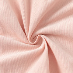 Dave&Bella Toddler Girls Autumn Casual Cotton Soft Pink A-line Dress