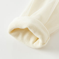 Dave&Bella Toddler Girls Autumn Warm Beige Mesh Birthday Dress