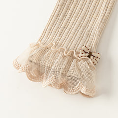 Dave&Bella Girls Autumn Khaki Footless Tights Leggings