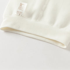 Dave&Bella Kids Girls Autumn White/Black Versatile Footed Tights Leggings