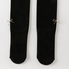 Dave&Bella Kids Girls Autumn White/Black Versatile Footed Tights Leggings