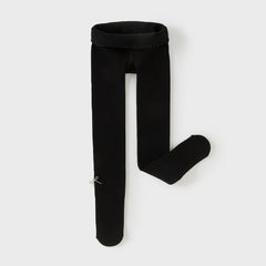 Dave&Bella Kids Girls Autumn White/Black Versatile Footed Tights Leggings