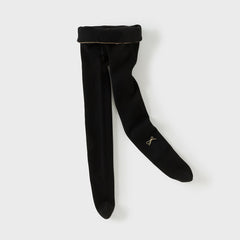 Dave&Bella Kids Girls Autumn White/Black Versatile Footed Tights Leggings