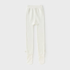 Dave&Bella Kids Girls Autumn White/Black Versatile Footed Tights Leggings