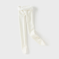 Dave&Bella Kids Girls Autumn White/Black Versatile Footed Tights Leggings