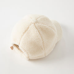 Dave&Bella Boys Autumn/Winter Beige Adjustable Padded Dome Baseball Caps Hats