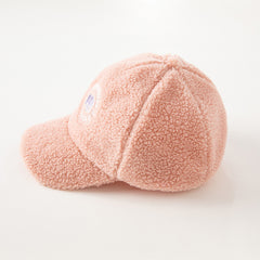 Dave&Bella Girls/Boys Winter Adjustable Warm Shade Baseball Bat Hat