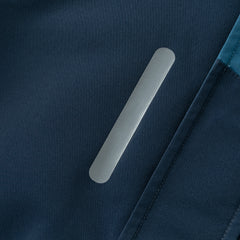 Dave&Bella Kids Boys Blue Outwear Hooded Mid-length Two-piece Padded Coats Set